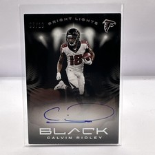 2020 Panini Black Bright Lights Signatures 05/10 Calvin Ridley #22 On Card Auto 