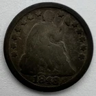 1848 Seated Liberty Half Dime Better Date Coin!