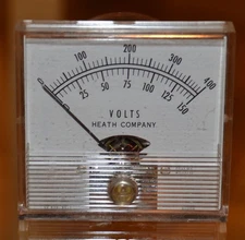 Heathkit IP-32 0-150V/0-400V panel meter