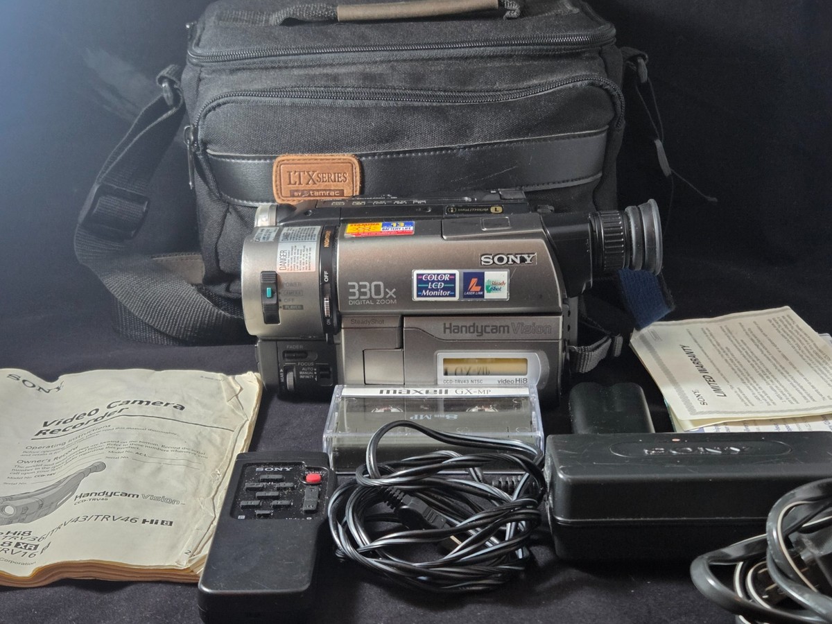 Sony Handycam CCD-TRV43 Hi-8 Analog Camcorder for sale online | eBay