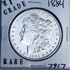 1884 MORGAN SILVER DOLLAR HI GRADE GENUINE U.S. MINT RARE COIN 7917