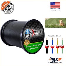 1500 Ft 16 Gauge Dog Containment Wire - Robust, UV  Water-Resistant Design