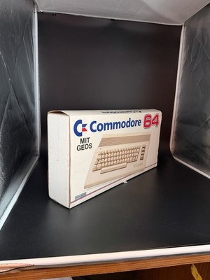 Commodore 64C C64 Computer mit OVP GEOS Netzteil Retro ungetestet