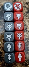Gamesworkshop Warhammer 40k 7th Edition Wulfen Dice Murderpack
