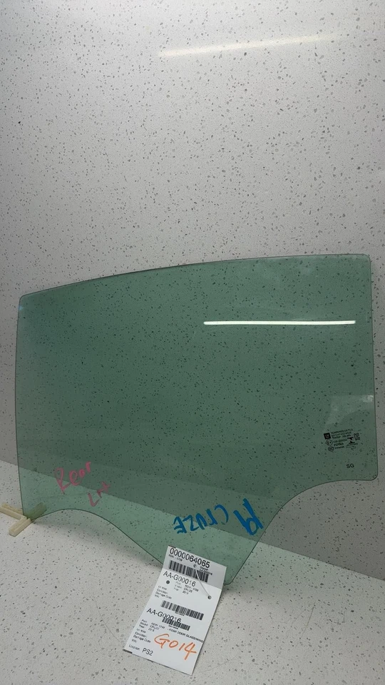 16 17 18 19 CHEVY CRUZE Rear Door Glass/window Chevrolet Left Foto 2 de 4