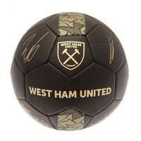 West Ham United Fc - FußBall Mit Unterschriften (TA9662)
