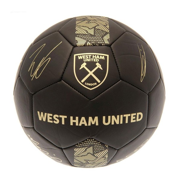 West Ham United Fc - FußBall Mit Unterschriften (TA9662)-image