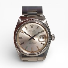 Orologio Vintage Rolex Datejust 36mm Acciaio Oyster Automatico 1603 Circa 1965