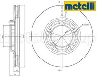 2X Bremsscheibe Metelli 23-0596 2 Bremsscheiben FüR Hyundai