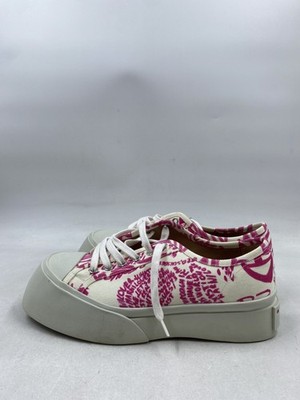 Marni Canvas Graffiti Low Top Sneakers W 9.5
