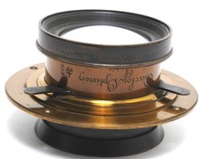 Darlot Opticien Paris H misph rique', c. 1866 wide-angle lens, very rare