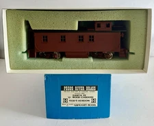 Pecos River Brass ATSF O Scale Wood Caboose 1930s Version Gangsan Korea Un-run!