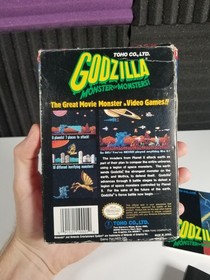 Godzilla: Monster of Monsters (Nintendo NES) Authentic - Complete CIB - Tested