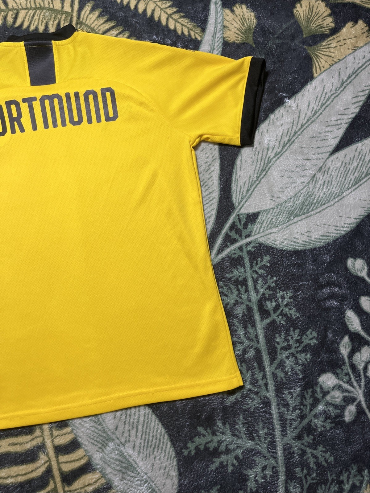 Youth XL Puma Dortmund Borussia BVB Yellow Evonik Soccer Jersey Kit Embroidered thumbnail 20