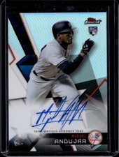 2018 Topps Finest Miguel Andujar Auto Autograph RC Rookie #FA-MA Yankees