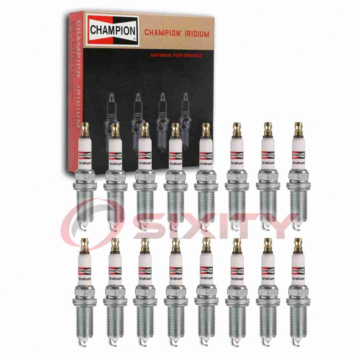 16 pc Champion Iridium Spark Plugs for 2009 Chrysler Aspen 5.7L V8 Ignition vz
