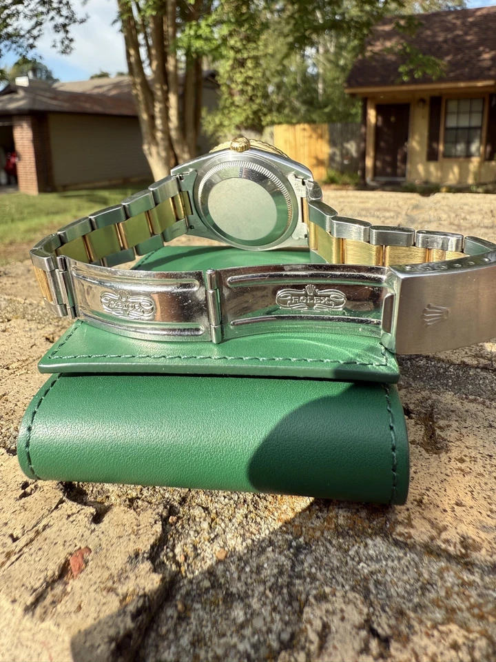 2001 Rolex Datejust 36 18k Gold/Steel 2-Tone Turn-O-Graph Ref. 16263 Thunderbird - Image 3 of 4