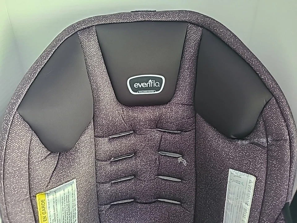 LEER Evenflo Litemax Safemax Bebé Infante Asiento Cubierta Tela Acolchado Carbón. Foto 2 de 4