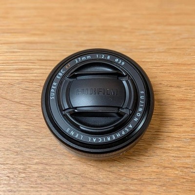 FUJIFILM XF 27mm F2.8 lens Small and lightweight black pancake