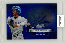 2012 Bowman Sterling Lewis Brinson Prospect Auto Rangers