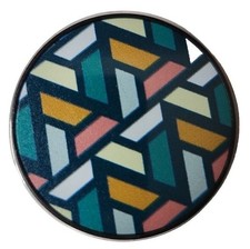 Cell Phone Pop Grip Mosaic Design  Lightweight Universal Android iPhone