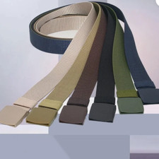 Men Casual Military Tactical Army Adjustable Quick Release Belts Pants Waistband