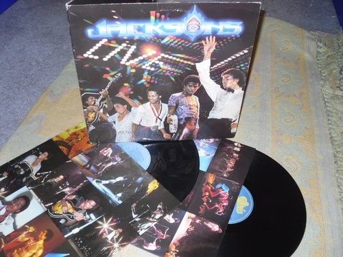 The Jacksons Live 2xLP vinyl UK Epic 1981 Michael Jackson EX collectors gatefold