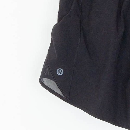 Lululemon Womens Hotty Hot Long 4" Athletic Shorts Size 6 Black Workout Running - Picture 5 of 7