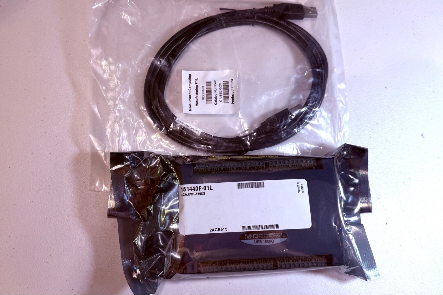 MCC Measurement Computing USB-1608G 16-Bit DAQ NEW SEALED + USB Cable