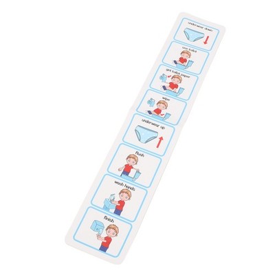 Potty Training Visual Schedule Independent Living Skills Step By Step Visual SET