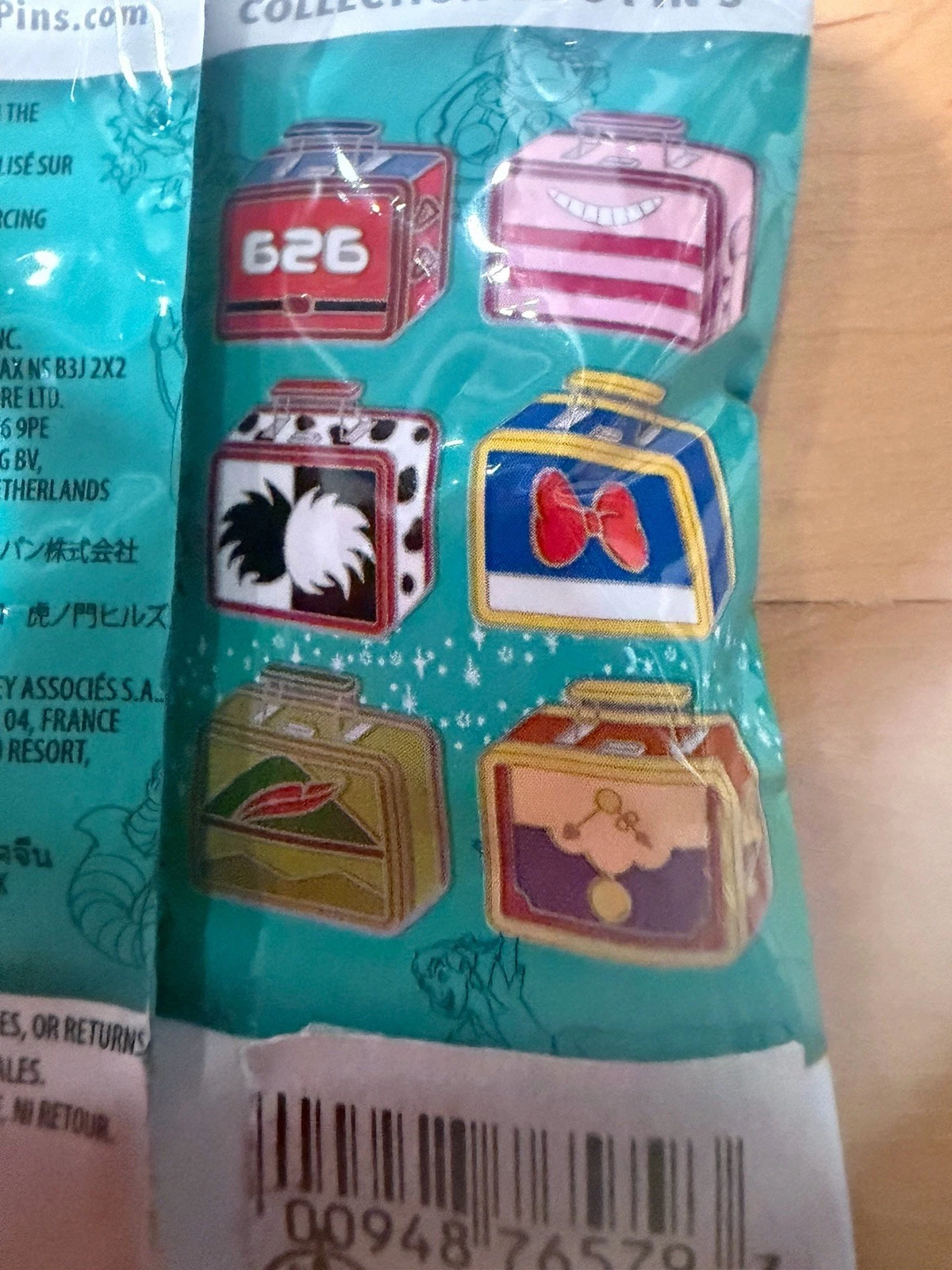 2022 Disney Parks Pin Lunchbox Magical Mystery Series 20 LR Unopened Packet