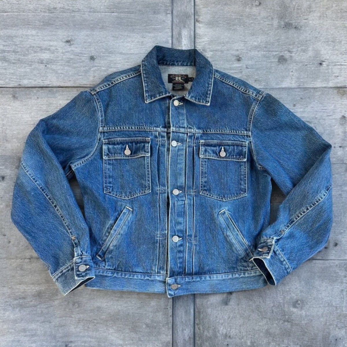 RRL 3 Star 90S Denim Jacket Men's #EB AHA | eBay RRL 3 Star 90S Denim Jacket Men's #EB AHA | eBay