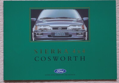 Ford Sierra 4x4 Cosworth Prospekt, original von 1989, top!