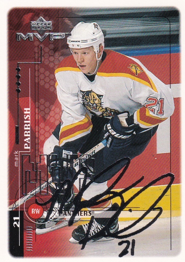 1998-99 UPPER DECK MVP MARK PARRISH SILVER SCRIPT ROOKIE