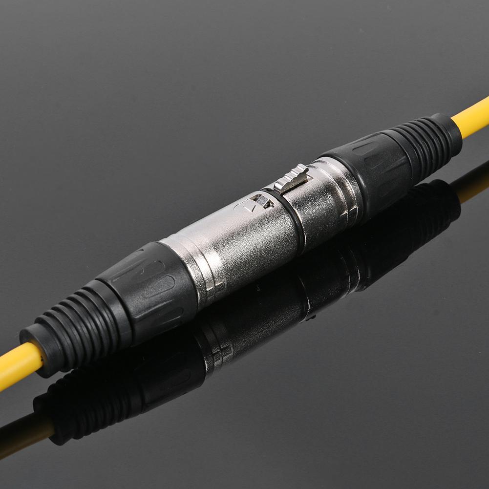 1m XLR 3Pin Cable Male to Female Shielded Microphone Wire Cord (Yellow