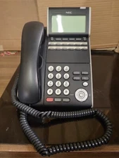 NEC DTL-12D-1 BK TEL DT300 Phone DLV(XD)Z-Y(BK) Black