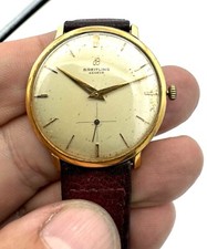 Montre Homme Breitling Vintage 36MM or 18 carats circa 1950