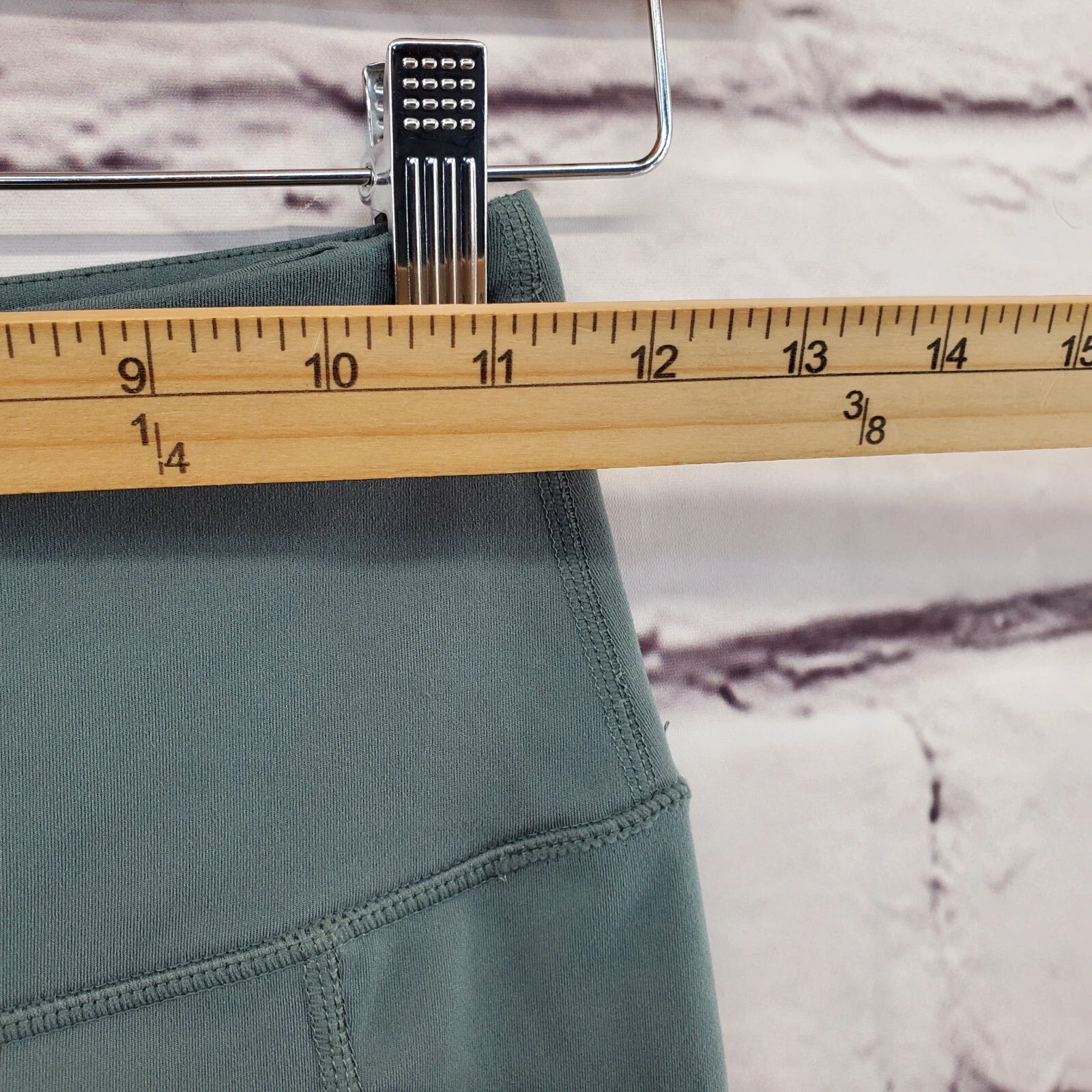 yogalicious side pockets pull on 7/8 length athletic leggings