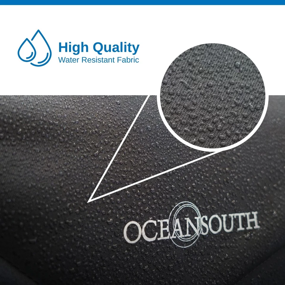 Oceansouth Standard BIMINI TOP 3 Bow Boat Cover 6ft Long With Rear Poles - Image 2 of 4