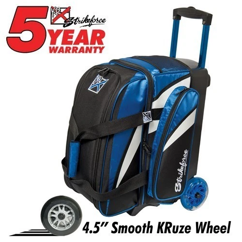 KR Strikeforce Cruiser Smooth Blue White Black 2 Ball Roller