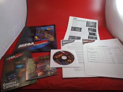 Mega Media Corporation E3 1996 Promo Press Kit w/ Admiral Sea Battles Demo
