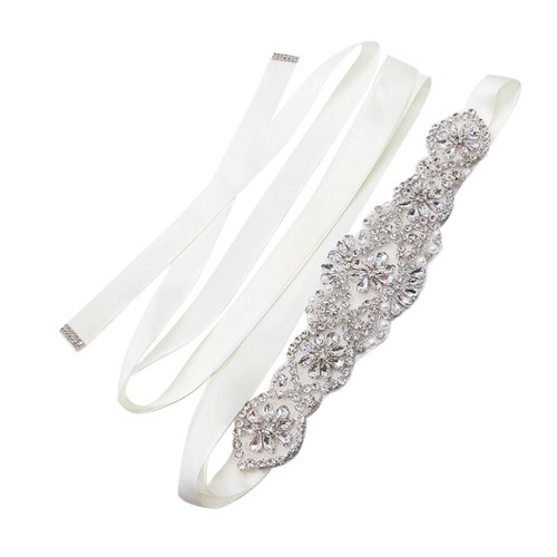 Jeweled Wedding Belt Rhinestone Wedding Belt Bridal Dress Sash