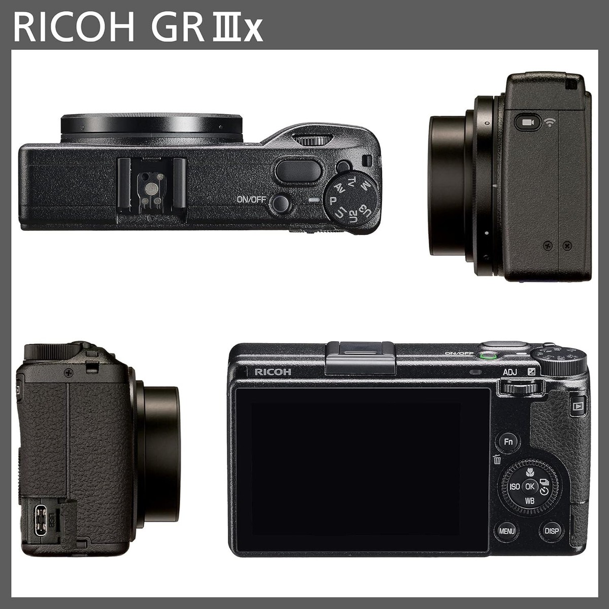 RICOH GR IIIx Compact Digital Camera Black 24.2MP W/Box | eBay