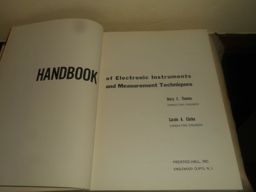 Handbook of Electronic Instruments and Measurement Techniques THOMAS CLARKE Book - 第 4/12 張圖片