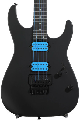 Guitar Charvel Custom Shop DK24 2H FR Electric Guitar - Blue on Black