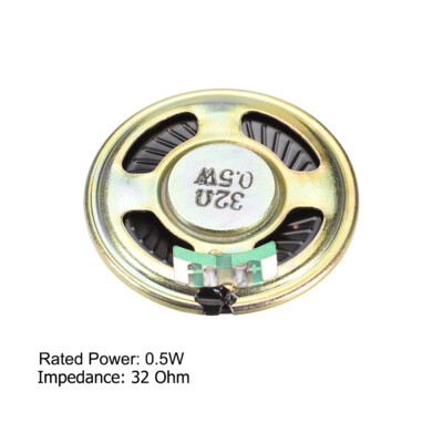 Lot De 4 Haut-parleurs Internes 0.5W 32 Ohm - Diamètre 40mm, Aimant - Neuf Marque Uxcell