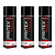 Zinkspray Hell 3 x 400 ml Zink Spray Grundier...