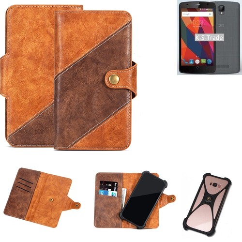 Étui Livre / Flipcover Pour ZTE Blade A56 - Multi-couleurs, Protection Silicone, Neuf