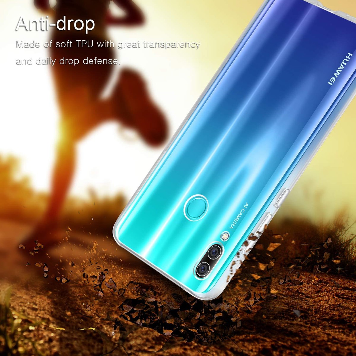 Cover Con Vetro Temperato Per Huawei P Smart 2020
