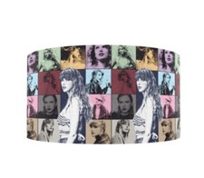 1.5 INCH music tour GROSGRAIN RIBBON Hair Bow Supplies 1260399 Album Singer